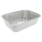 RÉCIPIENTS RECTANGULAIRES 2300 ML 25,5x18,5x6 CM ALUMINIUM (400 UNITÉ)