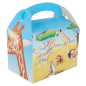BOÎTES MENU ENFANT "SAVANE"  320 G/M2 15,50x10,50x17,50 CM QUADRICHROMIE CARTON (300 UNITÉ)