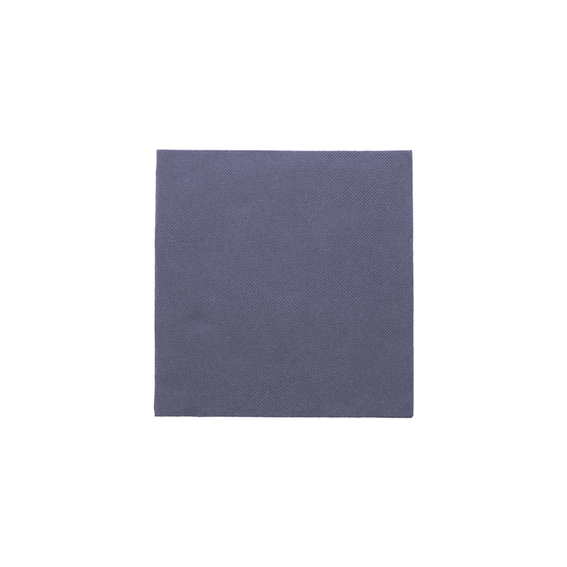 SERVIETTES ECOLABEL 'DOUBLE POINT' 18 G/M2 33x33 CM BLEU MARINE OUATE (1200 UNITÉ)