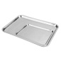 PLATEAUX SANS ANSES  48x33,3 CM ARGENTE INOX (1 UNITÉ)