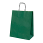 SACS SOS AVEC ANSES  80 G/M2 26+14x32 CM VERT KRAFT (250 UNITÉ)