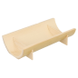 DEMI "KOBE"  Ø 5x10x2,3 CM NATUREL BAMBOU (200 UNITÉ)