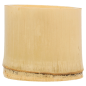 TUBES DROITS  Ø 5x4,5 CM NATUREL BAMBOU (200 UNITÉ)