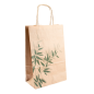 SACS SOS AVEC ANSES 'FEEL GREEN' 80 G/M2 20+10x29 CM NATUREL KRAFT (250 UNITÉ)