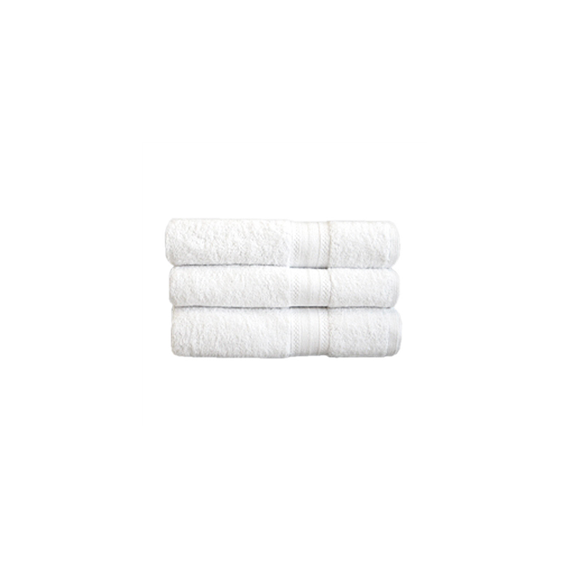 SERVIETTES DE BAIN  500 G/M2 70x140 CM BLANC COTON (1 UNITÉ)