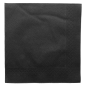 SERVIETTES ECOLABEL 4 PLIS 'QUATTRO' 21 G/M2 45x45 CM NOIR OUATE (750 UNITÉ)