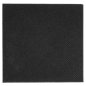 SERVIETTES  55 G/M2 20x20 CM NOIR AIRLAID (3600 UNITÉ)