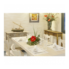 SETS DE TABLE 'ARISTAS' 48 G/M2 31x43 CM BLANC CELLULOSE (2000 UNITÉ)