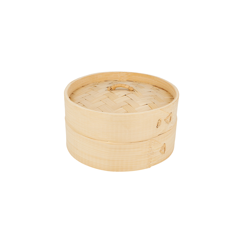 RÉCIPIENTS MINI DIM-SUM  Ø 15x8 CM NATUREL BAMBOU (1 UNITÉ)