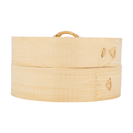 RÉCIPIENTS MINI DIM-SUM  Ø 15x8 CM NATUREL BAMBOU (1 UNITÉ)