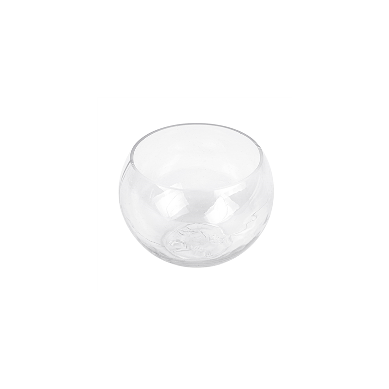 RÉCIPIENTS INJECTÉS "SPHERE" 75 ML 5,7x4 CM TRANSPARENT APET (200 UNITÉ)