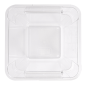 BAC ALIMENTAIRE 8 L 22,5x22,5x23 CM TRANSPARENT POLYCARBONATE (1 UNITÉ)