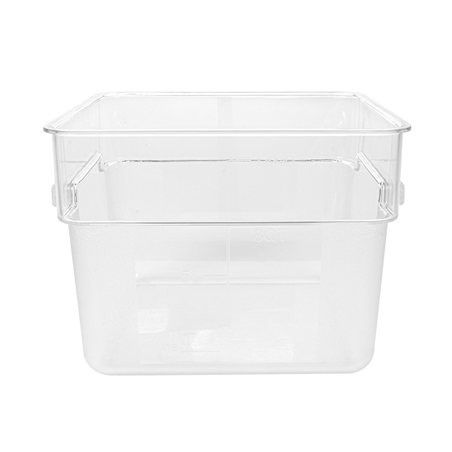 BAC ALIMENTAIRE 12 L 28,5x28,5x21 CM TRANSPARENT POLYCARBONATE (1 UNITÉ)