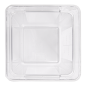 BAC ALIMENTAIRE 18 L 28,5x28,5x32 CM TRANSPARENT POLYCARBONATE (1 UNITÉ)