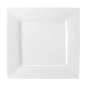 ASSIETTES CARRÉES  15x15 CM BLANC PORCELAINE (48 UNITÉ)