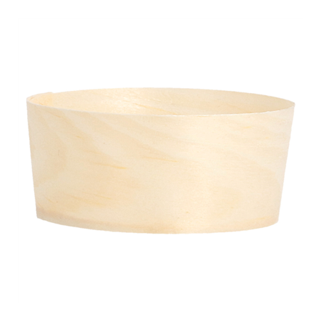 POTS EN FEUILLE DE PEUPLIER  Ø 5,5x2,2 CM NATUREL BOIS (100 UNITÉ)