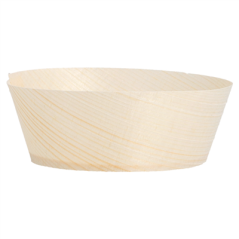 POTS EN FEUILLE DE PEUPLIER  Ø 7x2,5 CM NATUREL BOIS (100 UNITÉ)