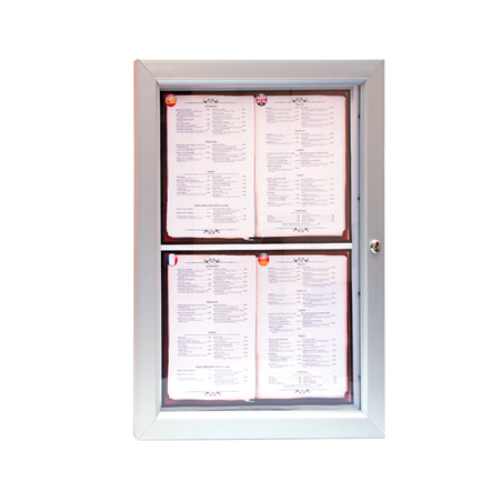 PORTE MENUS LUMINEUX 4xDIN-A4