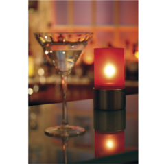 BASES LAMPE DE TABLE "AMBEO"  Ø 7x14 CM ARGENTE METAL (6 UNITÉ)