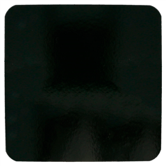 CARTON PÂTISSERIE DEUX FACES  950 G/M2 24x24 CM OR/NOIR CARTON (50 UNITÉ)