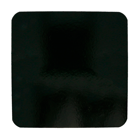 CARTON PÂTISSERIE DEUX FACES  950 G/M2 28x28 CM OR/NOIR CARTON (50 UNITÉ)