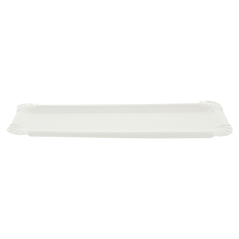 BARQUETTES POUR "HOT DOG"  280 G/M2 23x8 CM BLANC CARTON (2500 UNITÉ)