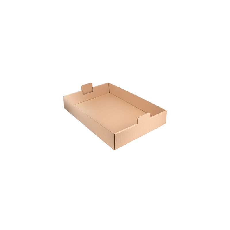 PLATEAUX "TRAITEUR"  380 G/M2 62x43,5x9,5 CM HAVANE KRAFT (50 UNITÉ)