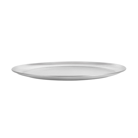ASSIETTE À PIZZA PLATE  Ø 28 CM ARGENTE ALUMINIUM (1 UNITÉ)