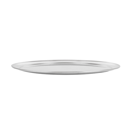 ASSIETTE À PIZZA PLATE  Ø 35 CM ARGENTE ALUMINIUM (1 UNITÉ)