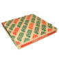 BOÎTES PIZZA MICROCANNELURE  350 G/M2 32x32x3,5 CM NATUREL CARTON (100 UNITÉ)