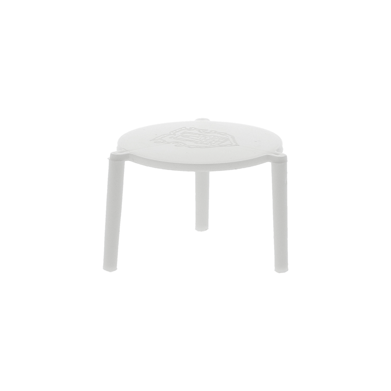 PETITES TABLES PIZZA  Ø 4,5x3 CM BLANC PP (2000 UNITÉ)