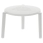 PETITES TABLES PIZZA  Ø 4,5x3 CM BLANC PP (2000 UNITÉ)