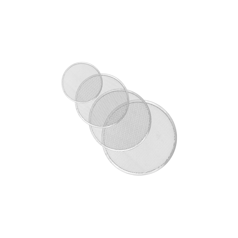 CERCLE GRILLE À PIZZA  Ø 33 CM ARGENTE ALUMINIUM (1 UNITÉ)
