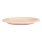 ASSIETTES 'BIONIC'  Ø 23x2 CM NATUREL BAGASSE (1000 UNITÉ)