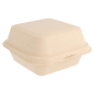 COQUILLES HAMBURGER 'BIONIC' 450 ML 15,2x15x8,4 CM NATUREL BAGASSE (600 UNITÉ)