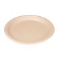 ASSIETTES 'BIONIC'  Ø 30x2,5 CM NATUREL BAGASSE (200 UNITÉ)