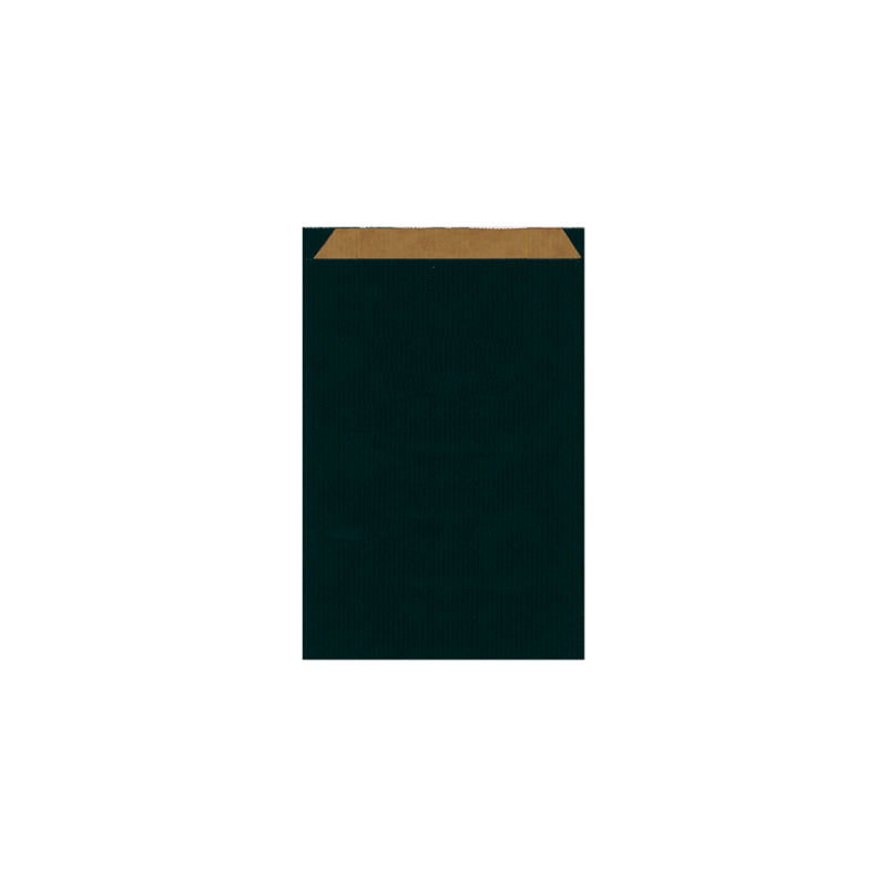 ENVELOPPE CADEAUX COULEUR UNIE  60 G/M2 26+9x38 CM NOIR KRAFT VERGÉ (250 UNITÉ)