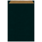 ENVELOPPE CADEAUX COULEUR UNIE  60 G/M2 26+9x38 CM NOIR KRAFT VERGÉ (250 UNITÉ)