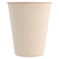 GOBELETS 'BIONIC' 260 ML Ø 8x9,1 CM NATUREL BAGASSE (1000 UNITÉ)