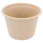 POTS 'BIONIC' 140 ML Ø 7,7x5,3 CM NATUREL BAGASSE (1000 UNITÉ)