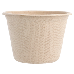 POTS 'BIONIC' 140 ML Ø 7,7x5,3 CM NATUREL BAGASSE (1000 UNITÉ)