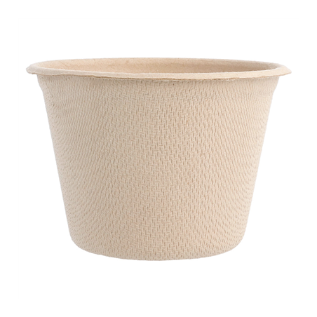 POTS 'BIONIC' 140 ML Ø 7,7x5,3 CM NATUREL BAGASSE (1000 UNITÉ)