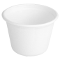POTS 'BIONIC' 140 ML Ø 7,7x5,3 CM BLANC BAGASSE (1000 UNITÉ)