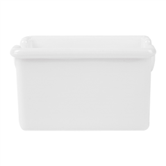 RÉCIPIENTS MULTI-USAGES  8,5x6,5x5 CM BLANC PS (1 UNITÉ)