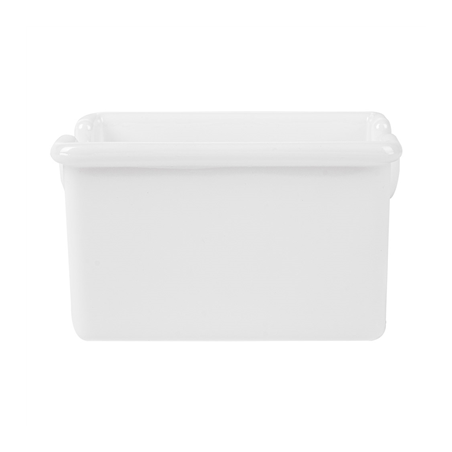 RÉCIPIENTS MULTI-USAGES  8,5x6,5x5 CM BLANC PS (1 UNITÉ)