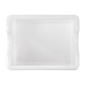 RÉCIPIENTS MULTI-USAGES  8,5x6,5x5 CM BLANC PS (1 UNITÉ)