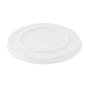 COUVERCLES POUR BOLS 150.64 'BIONIC'  Ø 11x0,8 CM BLANC BAGASSE (600 UNITÉ)