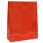 SAC BOUTIQUE ANSES CORDON  150 G/M2 40+15x50 CM ROUGE CELLULOSE (100 UNITÉ)