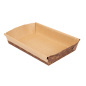 MOULES CUISSON PÂTISSERIE LAMINÉS  165 G/M2 16,8x10,9x3,8 CM MARRON PAPIER (402 UNITÉ)