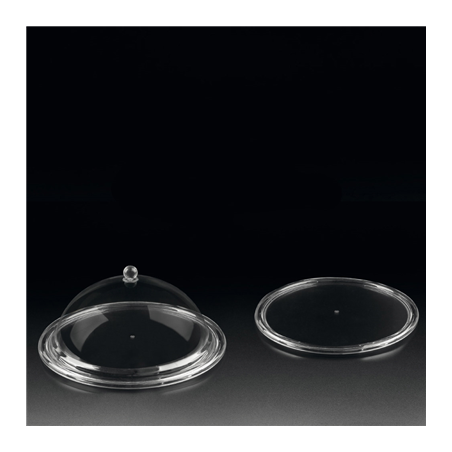 COUPOLE RONDE  Ø 34x16 CM TRANSPARENT POLYCARBONATE (1 UNITÉ)